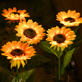 WePro™ Solar Sunflowers Outside Garden Lawn Light Waterproof (PACK OF 2)