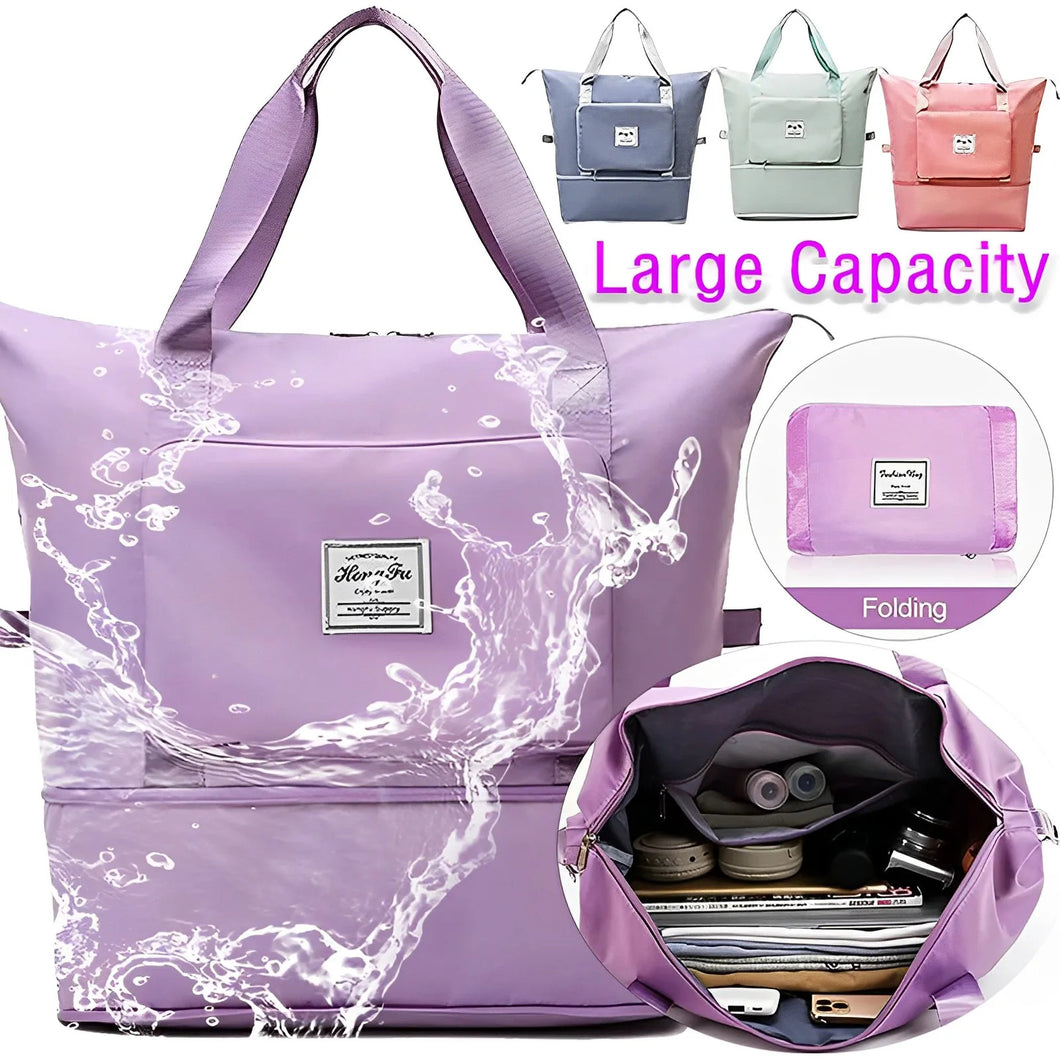 WePro™ Large Capacity Folding Waterproof Luggage Hand Bag (Premium Quality)