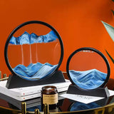 WePro™ 3D Moving Sand Art Picture Sandscape In Motion Display Flowing Sand Frame For  Decorr