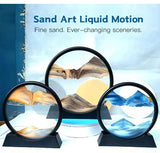 WePro™ 3D Moving Sand Art Picture Sandscape In Motion Display Flowing Sand Frame For  Decorr