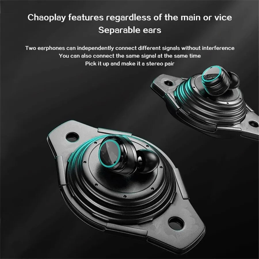 WEPRO™ M25 Wireless Headphone Bluetooth 5.2 Magnetic Earbuds Touch Control Noise Reduction