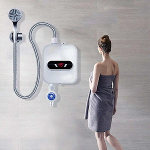 WePro™ Instant Electric Water Geyser 3 Seconds Heating Bathroom, Kitchen, Full set With Imported Shower Kit
