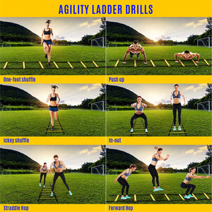 Agility Ladder Speed Ladder Training Ladder for Soccer, Speed, Football Fitness Feet
