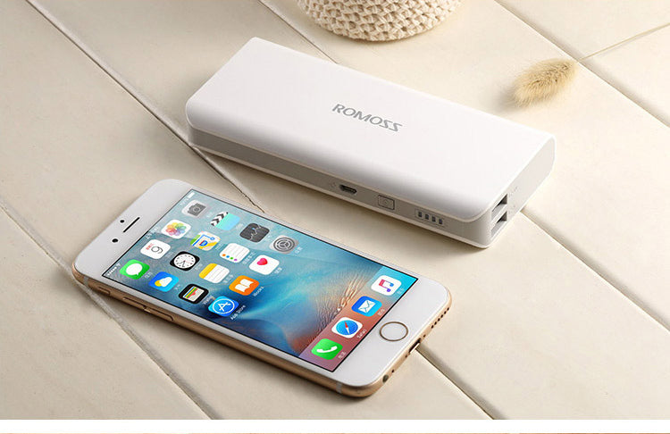 WePro™ Portable Charger Power Bank, Dual Port External Battery Packs Compatible For iPhone, iPad, Samsung and Android Devices