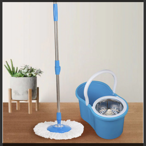 Spin Mop 360 Degree For Floor Cleaning with Steel Strainer
