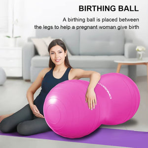 Peanut Exercise Ball,Yoga Ball,Pregnancy Ball,Peanut Stability Ball,for Kids Therapy,Labor Birthing,Core Strength Training(Include Pump)