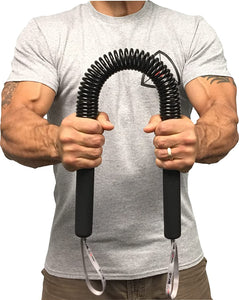 Power Twister Bar - Upper Body Exercise for Chest, Shoulder, Forearm, Bicep and Arm Strengthening Workout Equipment