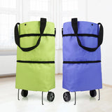 Foldable Trolley Bag With Wheels