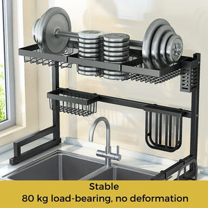 Stainless Steel Over Sink Dish Rack